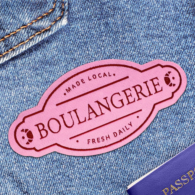 Boulangerie - Woven Iron-on Patch