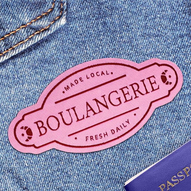 Boulangerie - Woven Iron-on Patch