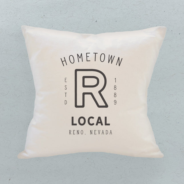 Hometown - Custom Square Canvas Pillow