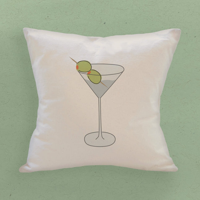 Deux Olives - Customizable Square Canvas Pillow