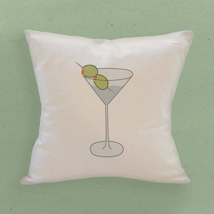 Deux Olives - Customizable Square Canvas Pillow