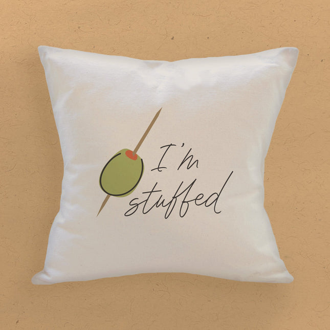 I'm Stuffed - Square Canvas Pillow