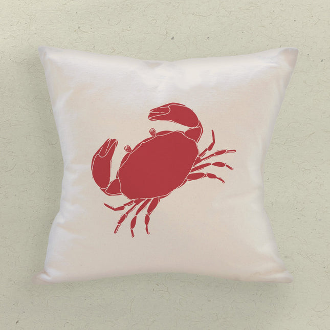 Red Crab - Customizable Square Canvas Pillow