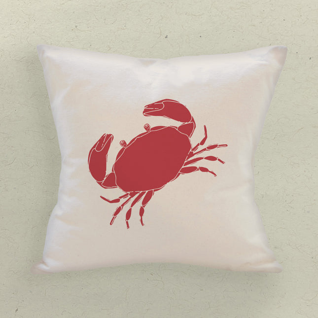 Red Crab - Customizable Square Canvas Pillow