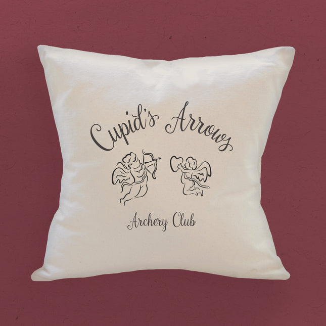 Cupid's Arrows - Valentine's Square Canvas Pillow