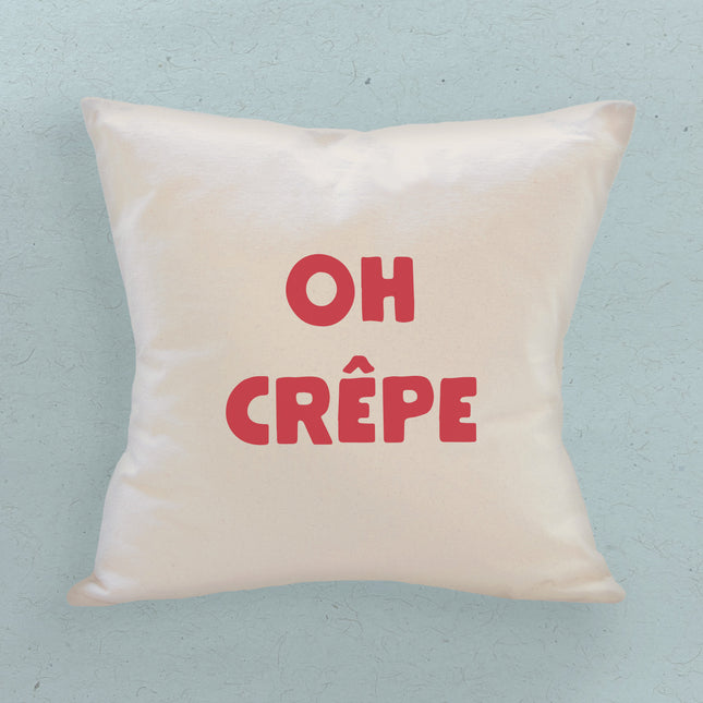 Oh Crepe - Square Canvas Pillow