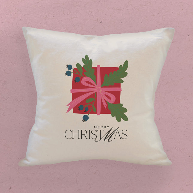 Merry Christmas - Square Canvas Pillow
