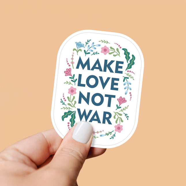 Make Love not War - Vinyl Sticker