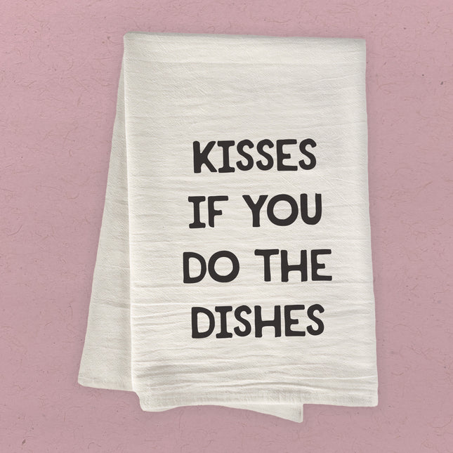 Kisses Dishes - Cotton Tea Towel