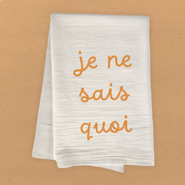 Je Ne Sais Quoi - Cotton Tea Towel