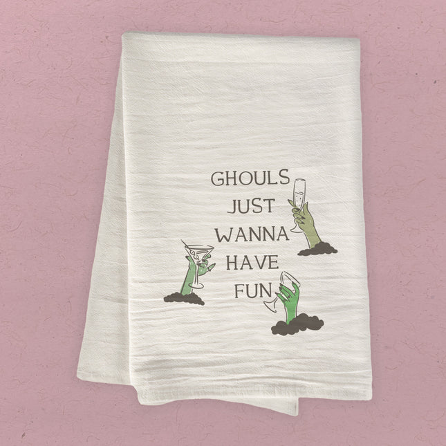 Ghouls Fun - Halloween Cotton Tea Towel