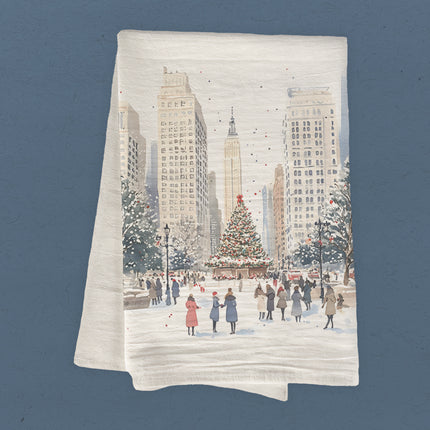 Big Apple Christmas - Cotton Tea Towel