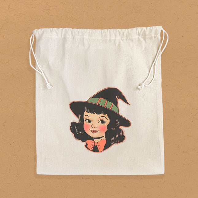 Retro Girl - Halloween Treat Bag