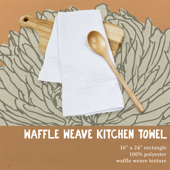 Tomato Picnic - Custom Waffle Weave Towel