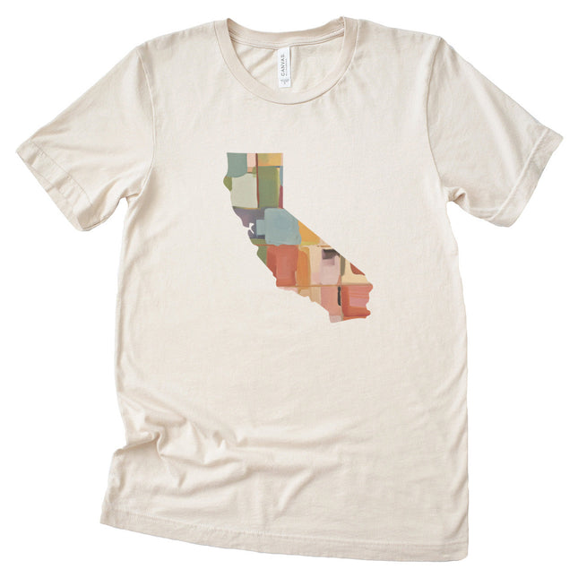 Abstract Painted State - Custom Short Sleeve T-Shirt