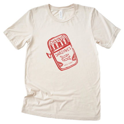 Hand Drawn Sardine Tin - T-Shirt