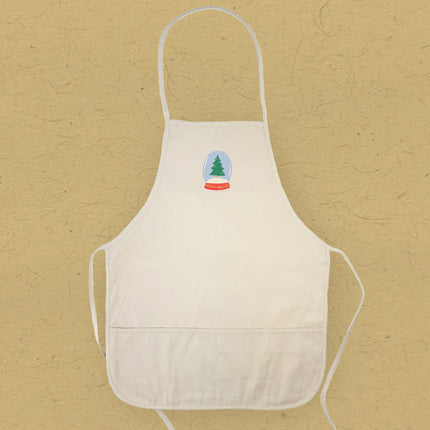 Snow globe Tree - Women's Apron