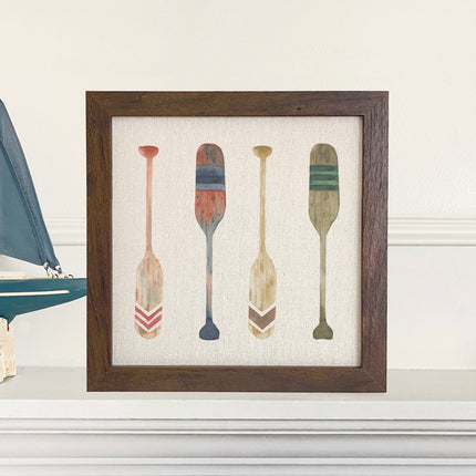 Paddles - Framed Sign