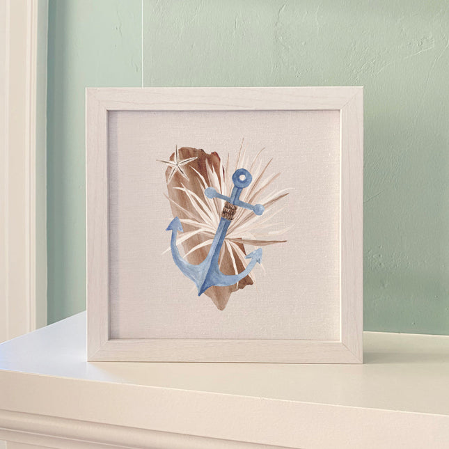 Driftwood Anchor - Framed Sign