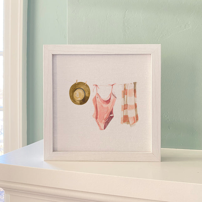Beach Apparel - Framed Sign
