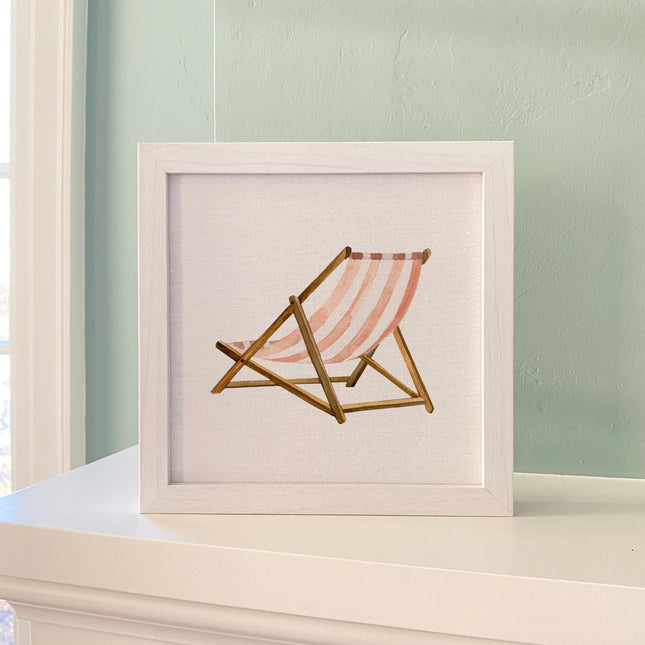 Beach Chair - Framed Sign