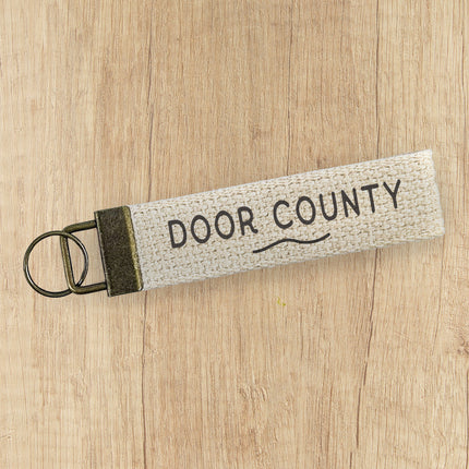 Text Wave - Custom Canvas Key Fob