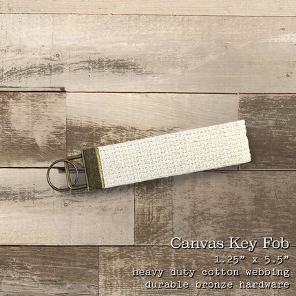 Shells of Glory - Patriotic Canvas Key Fob