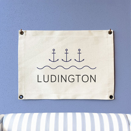 Three Anchors - Custom Canvas Wall Hanging