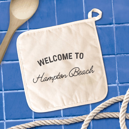 Welcome to Beach - Custom Cotton Pot Holder