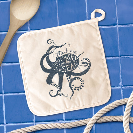 Meet Me (Octopus) - Cotton Pot Holder
