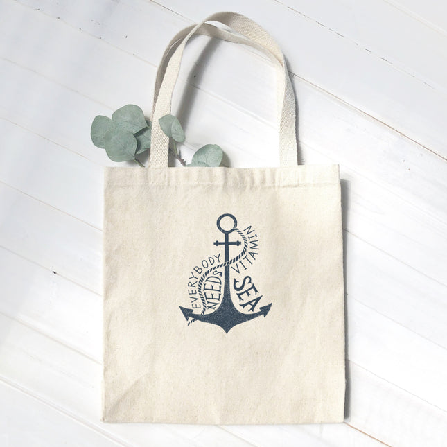 Everyone Needs Vitamin Sea - Canvas Tote Bag