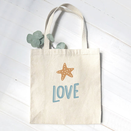 Sea Star Love - Canvas Tote Bag