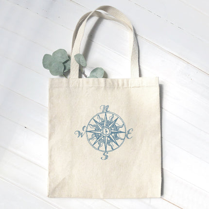 Hand Drawn Compass - Canvas Tote Bag