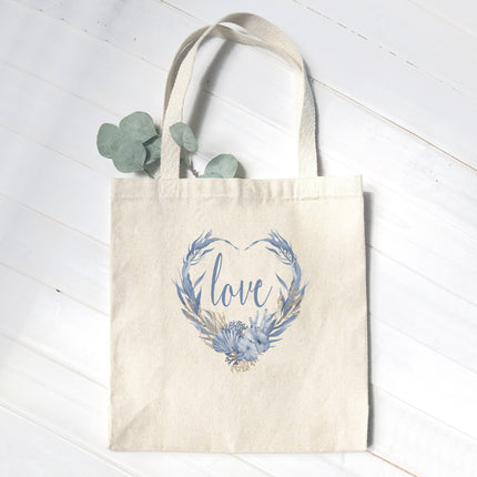Love Ocean Wreath - Canvas Tote Bag