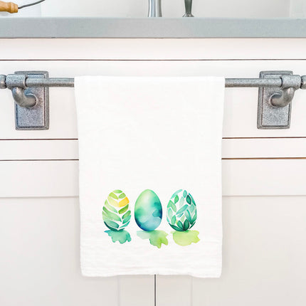 Watercolor Easter Eggs - Cotton Tea Towel