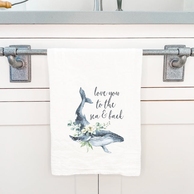 Love Whale - Cotton Tea Towel