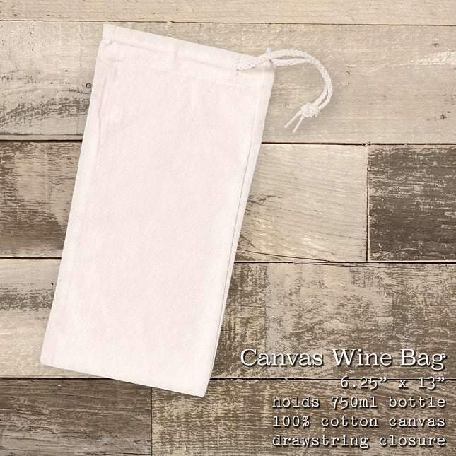 Autumn Tide - Custom Canvas Wine Bag