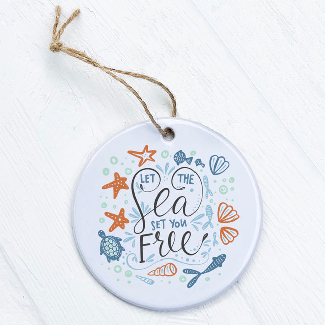 Let the Sea Set You Free - Ornament