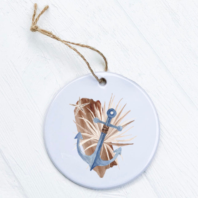 Driftwood Anchor - Ornament
