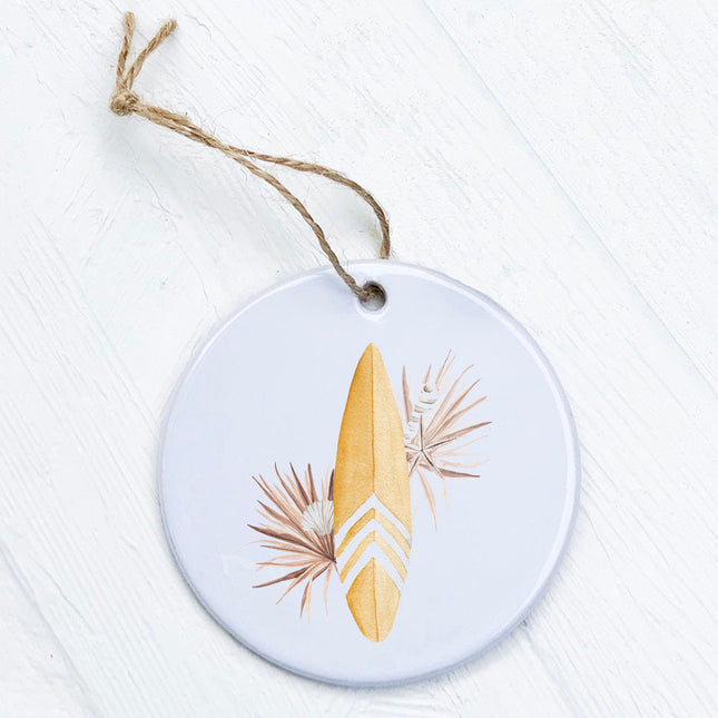 Yellow Surfboard - Ornament