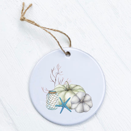 Coastal Pumpkins - Ornament