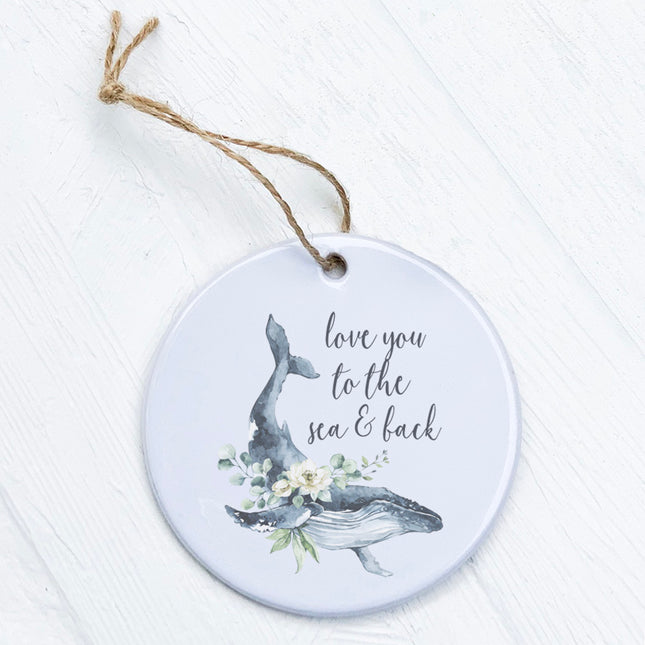 Love Whale - Ornament