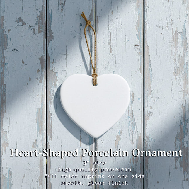 Blue Crab - Heart Shaped Ornament