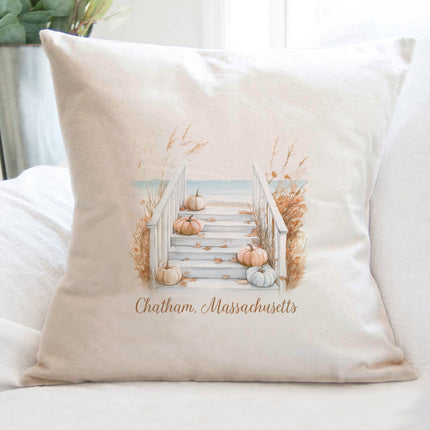 Autumn Tide - Custom Square Canvas Pillow
