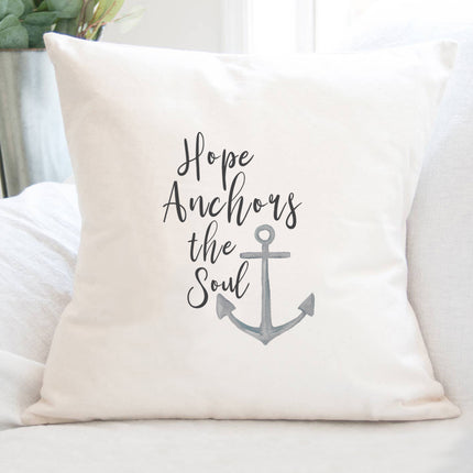 Hope Anchors the Soul - Square Canvas Pillow