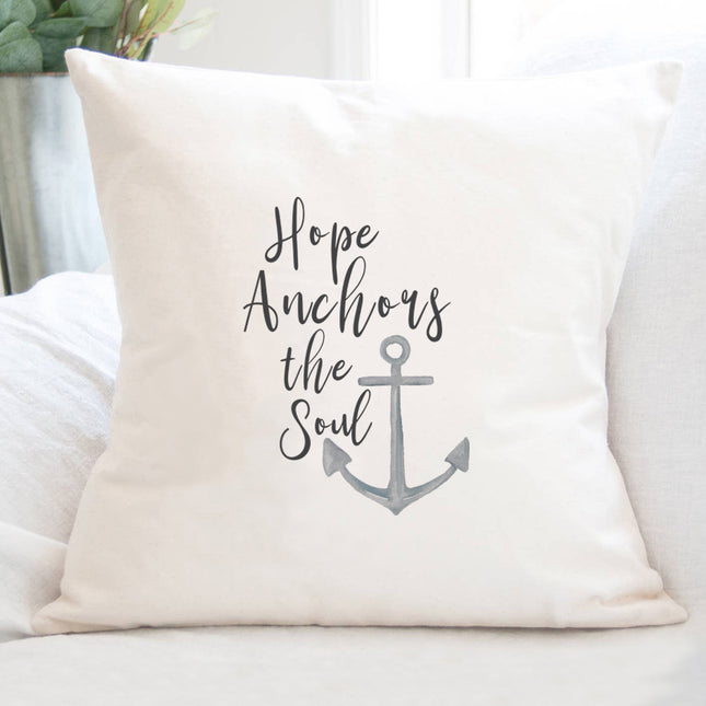 Hope Anchors the Soul - Square Canvas Pillow