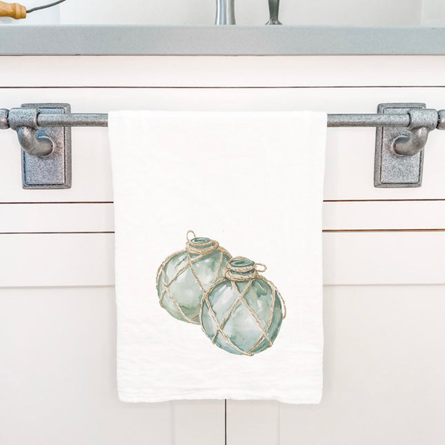 Glass Floats - Customizable Cotton Tea Towel