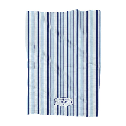 Nautical Stripes - Custom Waffle Weave Towel