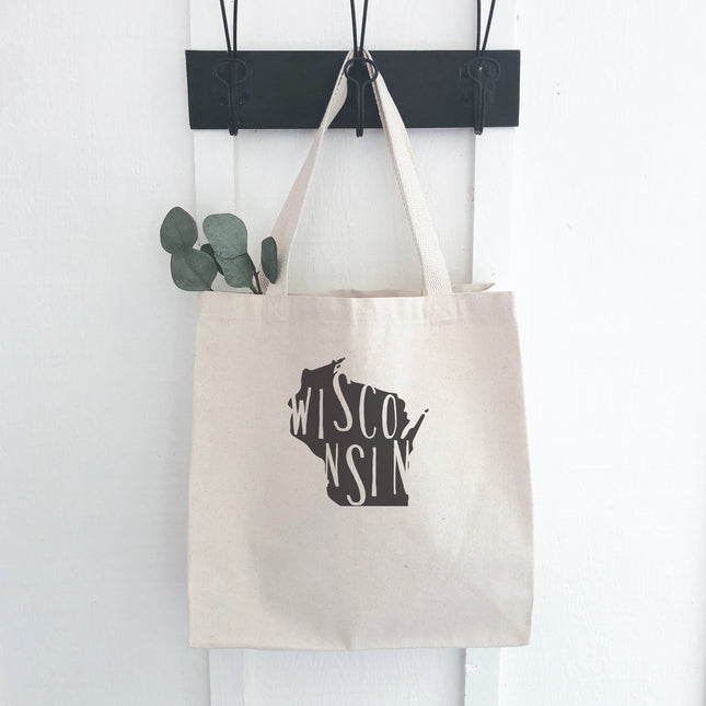 State Art (State Name) - Custom Canvas Tote Bag