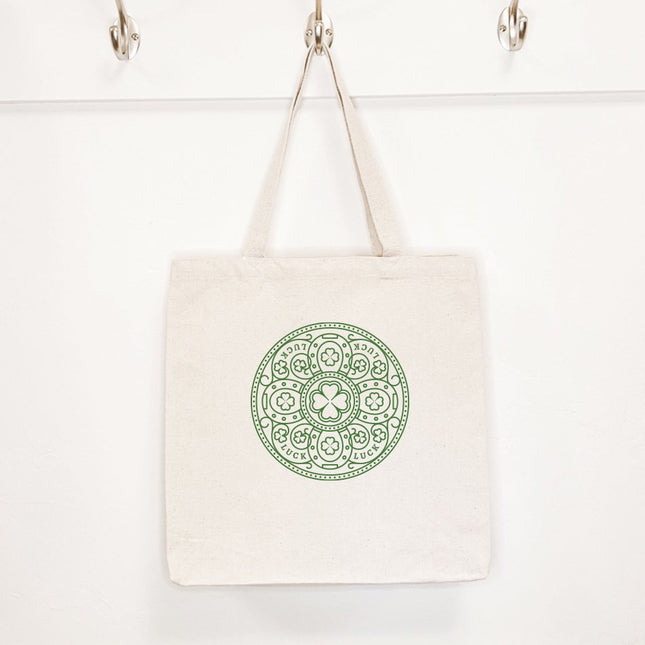 Irish Luck Circle - Canvas Tote Bag